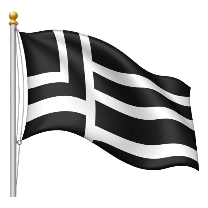 Fais moi le drapeau de la Bretagne comme il est réellement avec les 11 hermines et sans y ajouter ou modifier quoique ce soit pas même de personnages  sticker