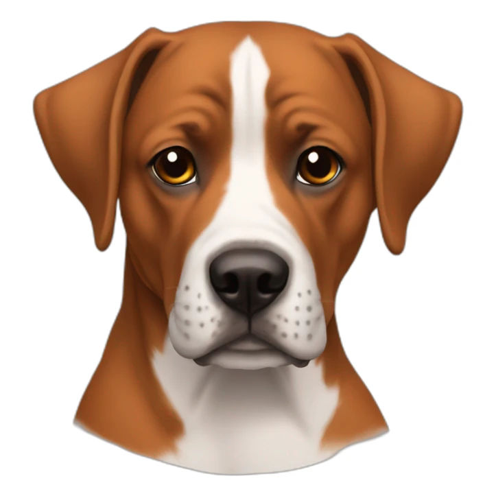 Staffordshire terror orange brown with black nose no white sticker