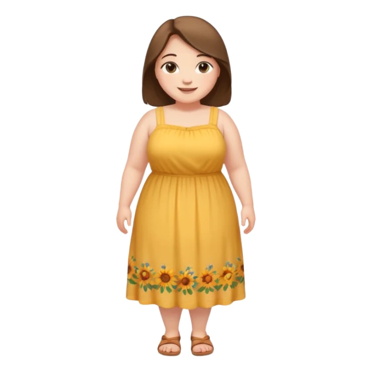 Fatty girl full body sticker