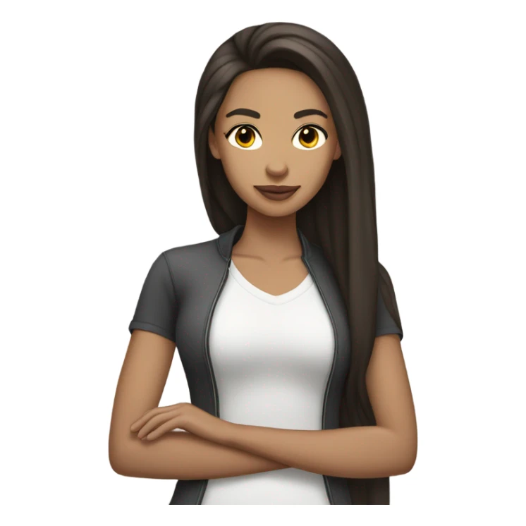 lightskin girl with white brunette man sticker