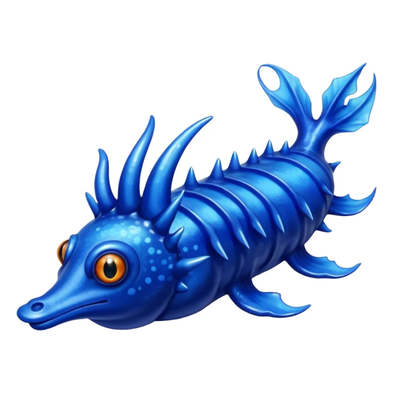 Glaucus atlanticus blue dragon sea slug sticker