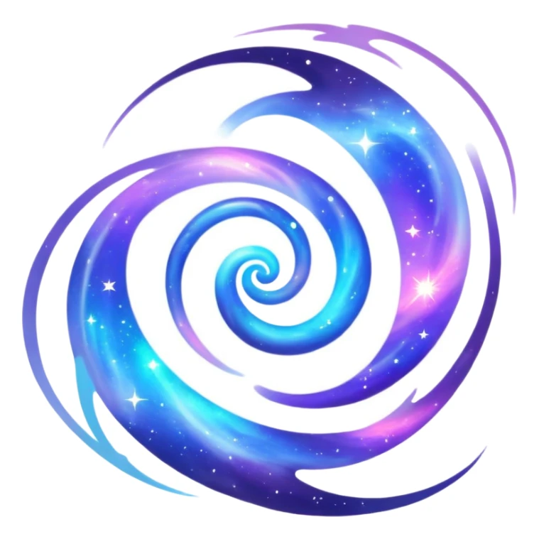 Generate a galaxy or a Milky Way emoji please  sticker