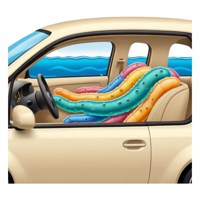 elek trik len miş arbanın içinde duran mikro bakterileri ver sticker