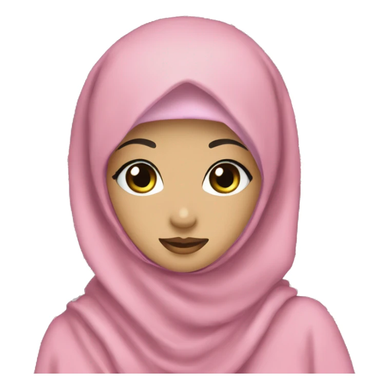 kawaii harajuku niqab muslim hijabi  sticker