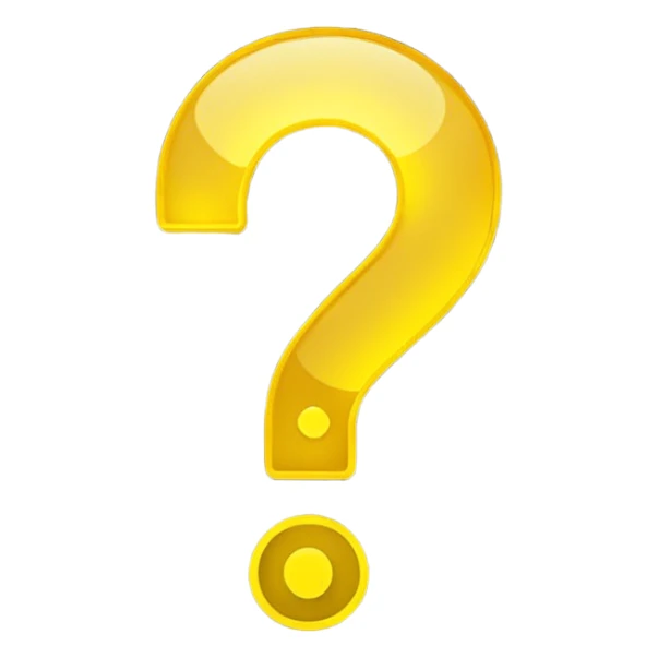 glowing question mark with black background and the question mark glows or is lit up like a light.  not too bold. sticker