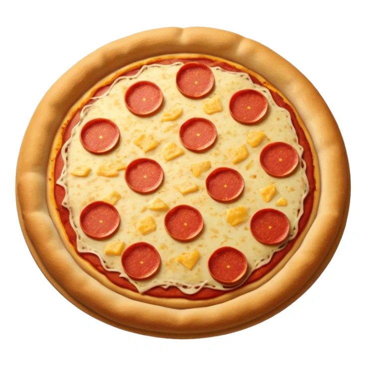 Full Pizza in the apple emoji style sticker