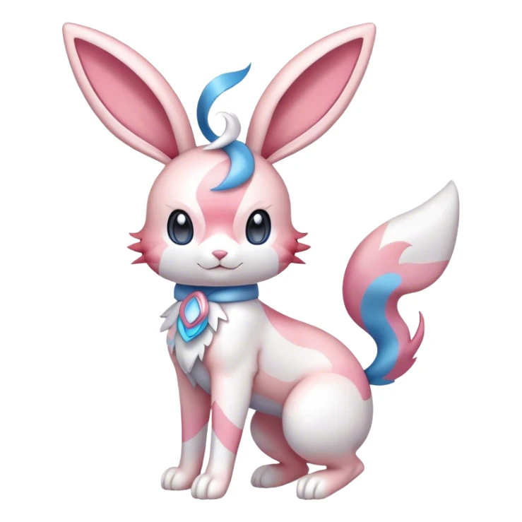 Sylveon-Bunny-Pokémon full body sticker
