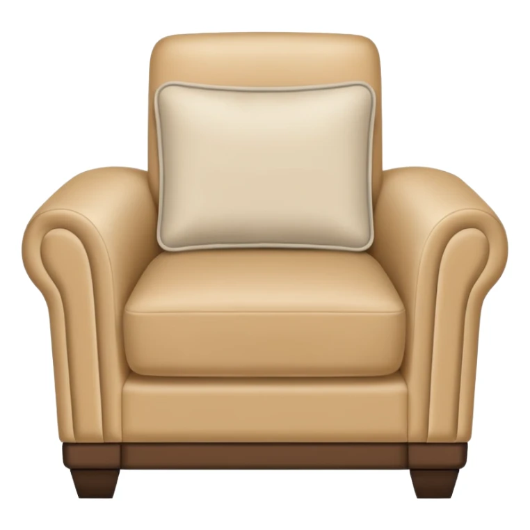 modern armchair in corner of hotel rom sticker