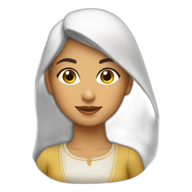 young-persian-woman-in-italy sticker