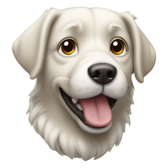 Now that the dog is clean the gravity is not strong enough to hold it down so it begins to float to town.  sticker