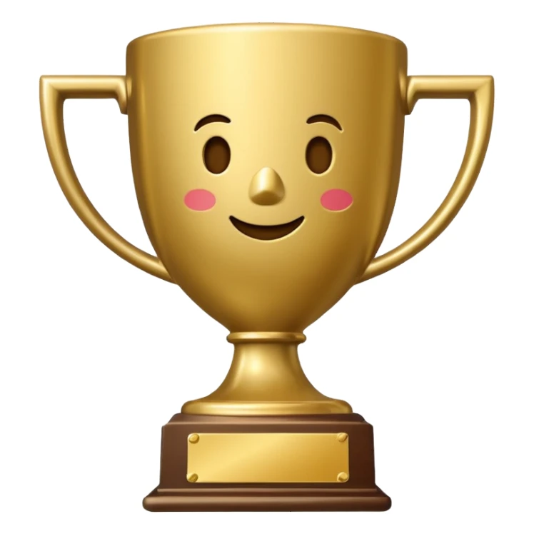 2ndd runner up trophy for a winter holiday themed contest sticker