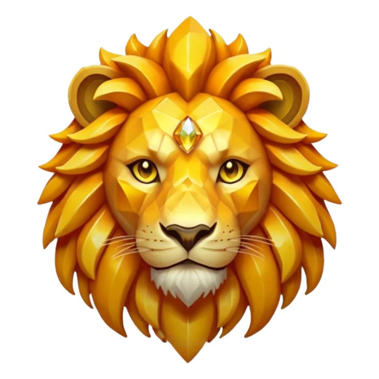 Pokemon legendary laranja and yellow crystal lion sticker