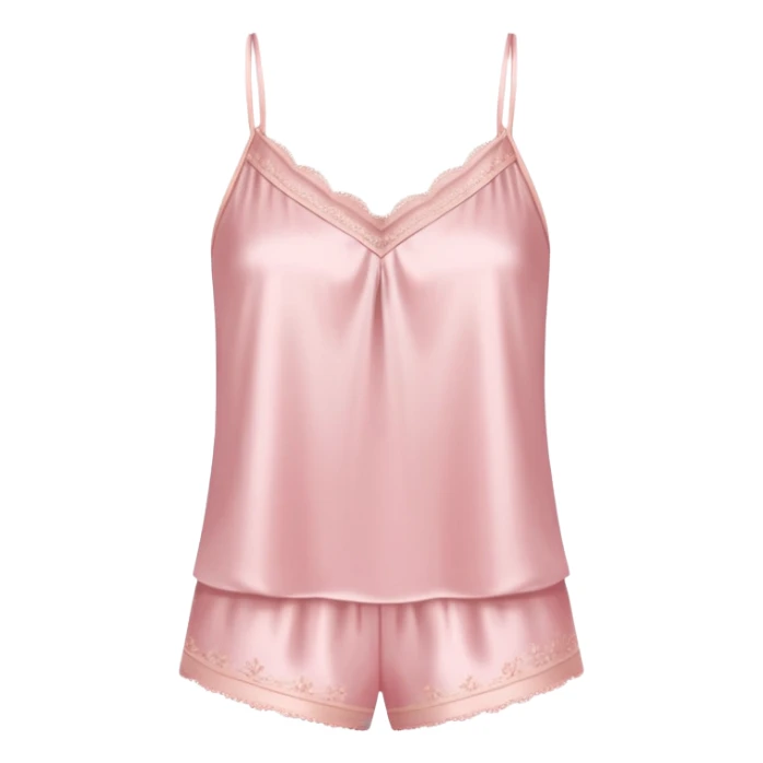 Powder pink camisole pajam sticker