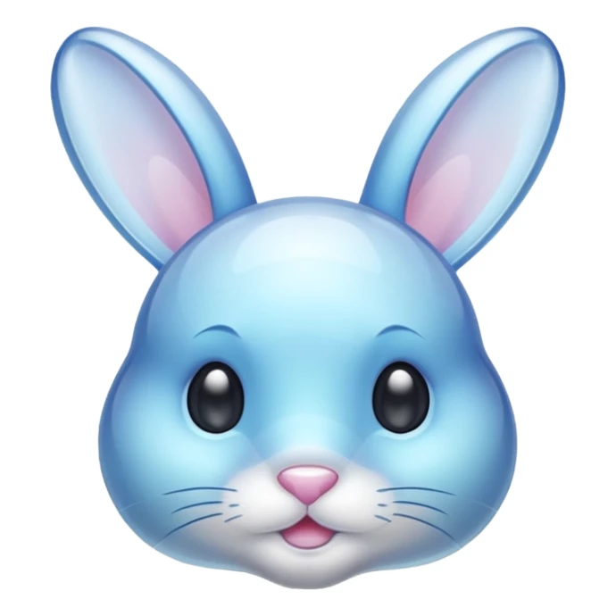 crystal bunny sticker
