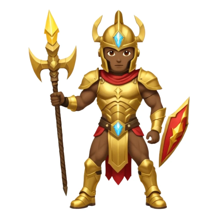 vestimenta del dios baal cuerpo completo sticker