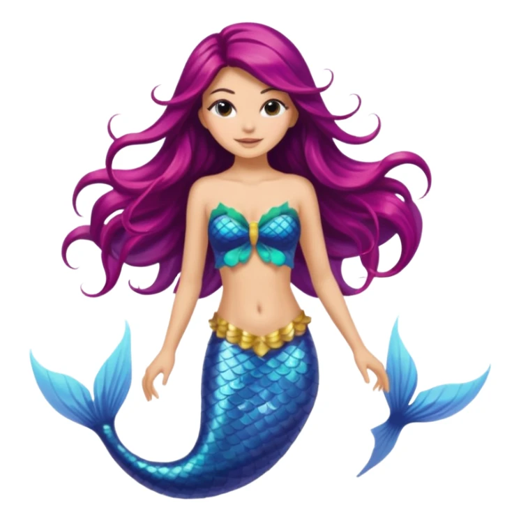 Victoria Justice mermaid sticker
