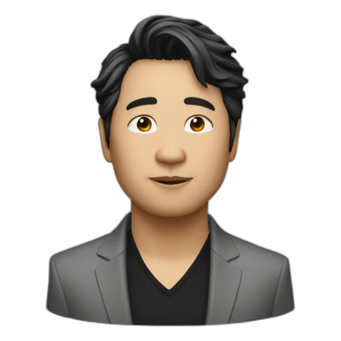 Celine Song Director Asian alone head sticker