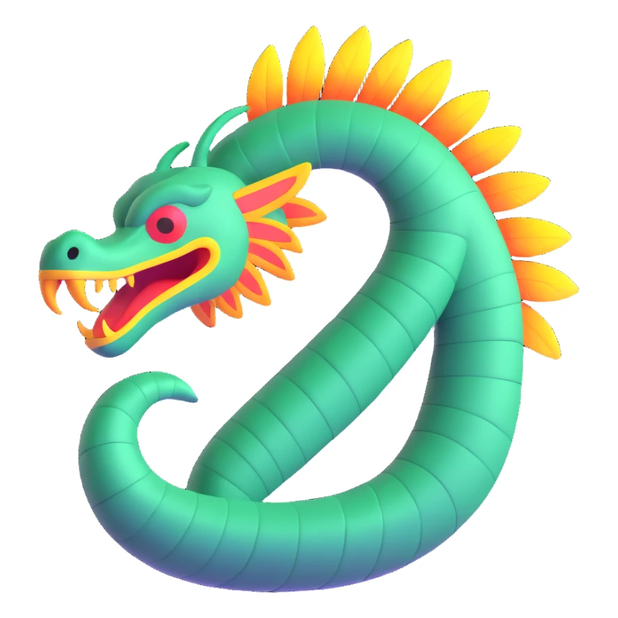 Quetzalcoatl feathered serpent sticker