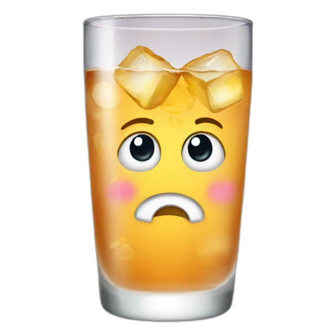 highball in highball glass sticker