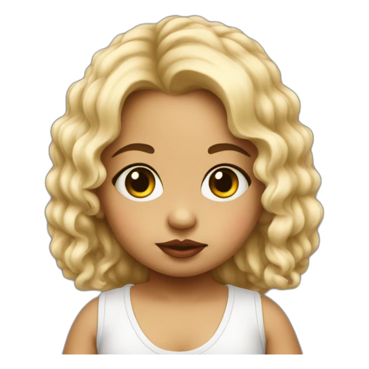 Italian mobster baby girl sticker