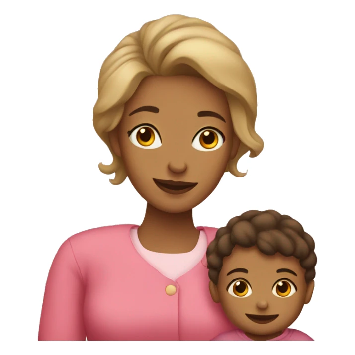 Mom with Baby  sticker