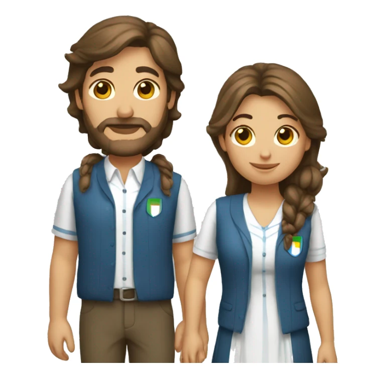 Familia italiana argentina sticker