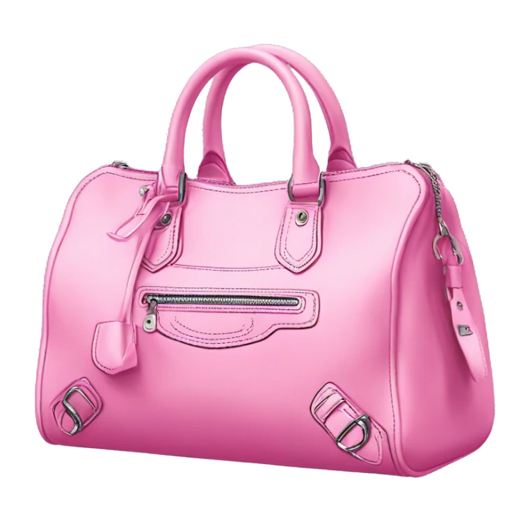pink balenciaga city bag sticker