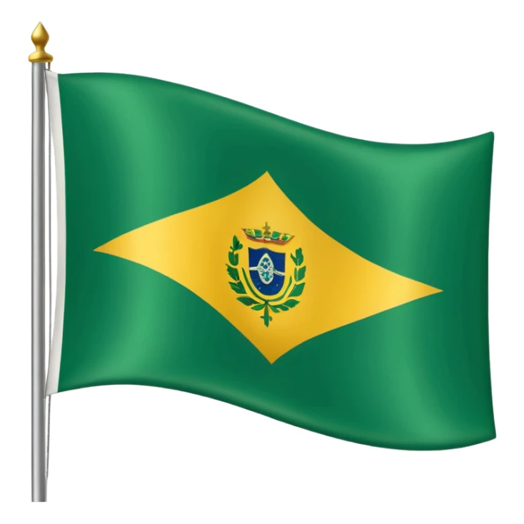 Crie um emoji da bandeira do Imperio do brasil sticker