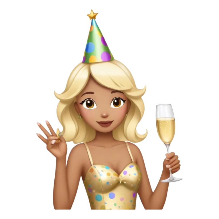 Beautiful Birthday Confetti fairy sticker