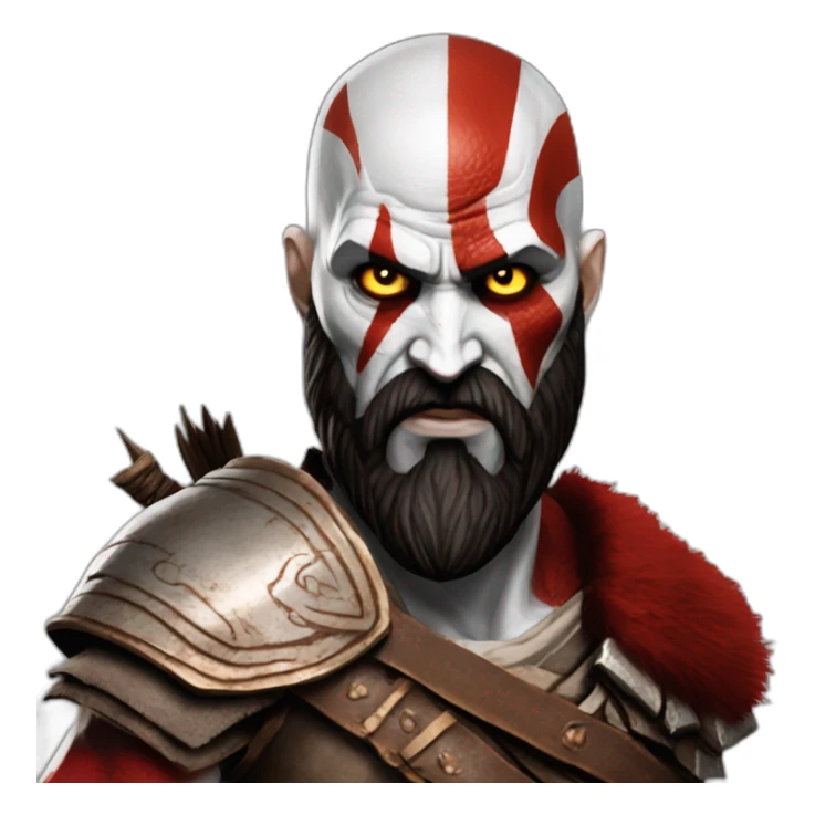 Kratos god of war sticker