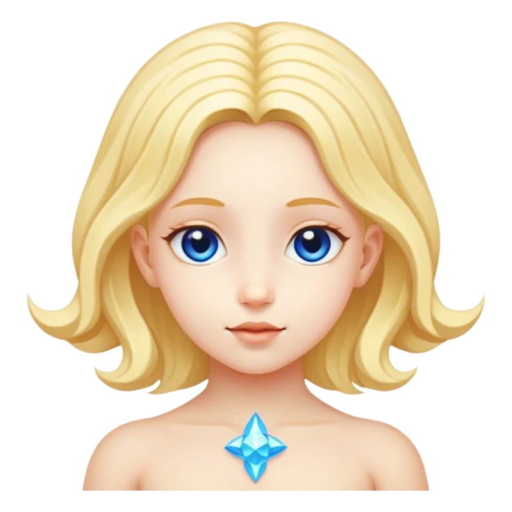 Cute pleiadian child female sticker