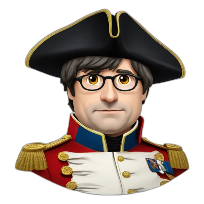 carles puigdemont as napoleon with hat sticker