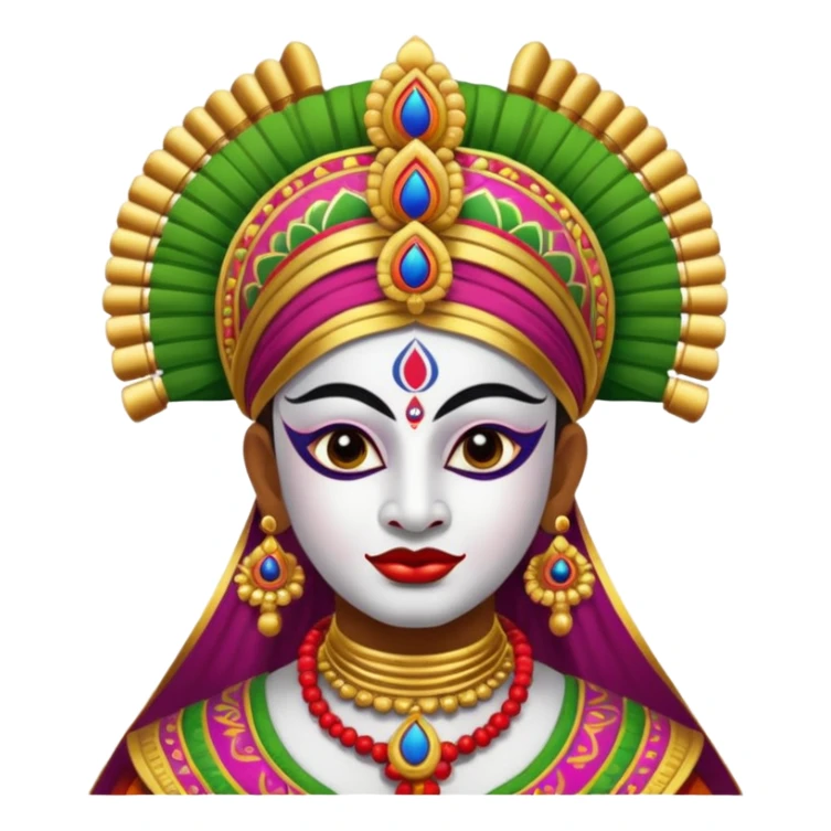 Kathakali emoji sticker