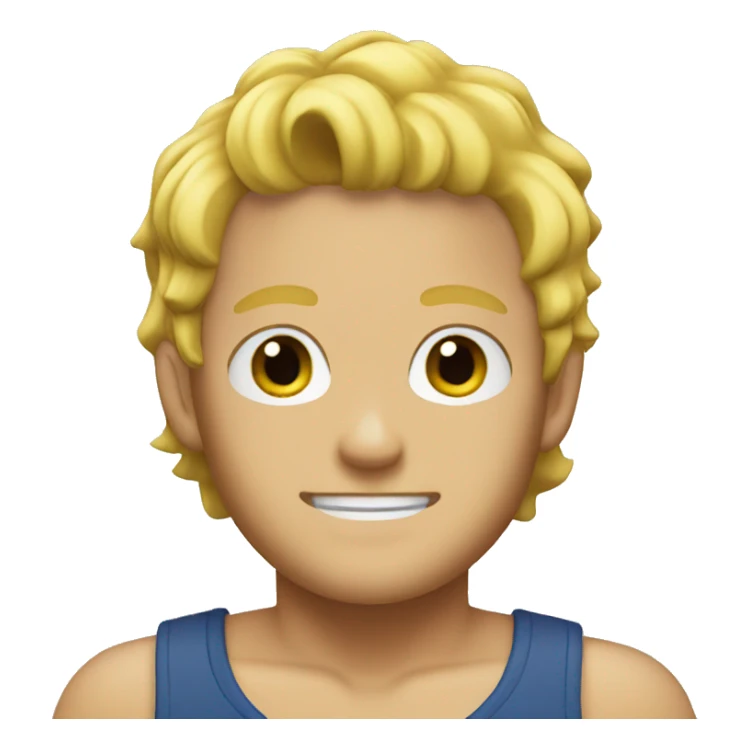 One Piece with blonde hair sticker