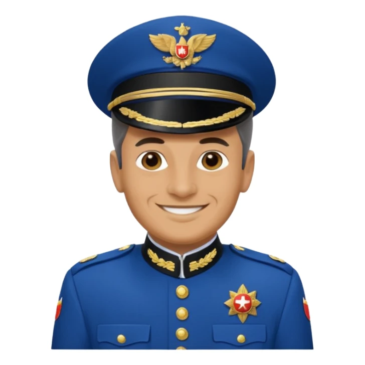 Josef Tito in his iconic blue uniform sticker