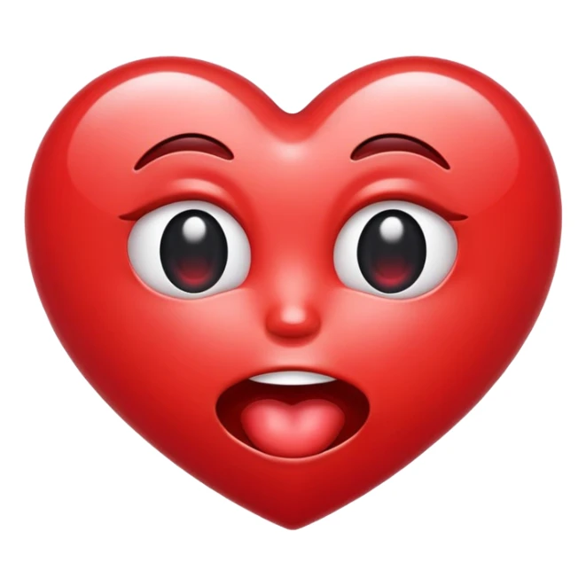 drooling heart eyes emoji sticker