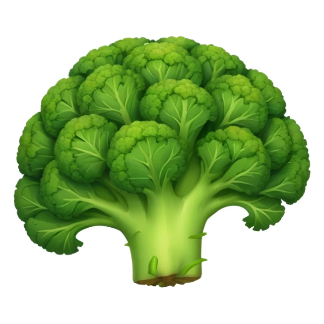 Hybrid from brocoli and sweet potato sticker