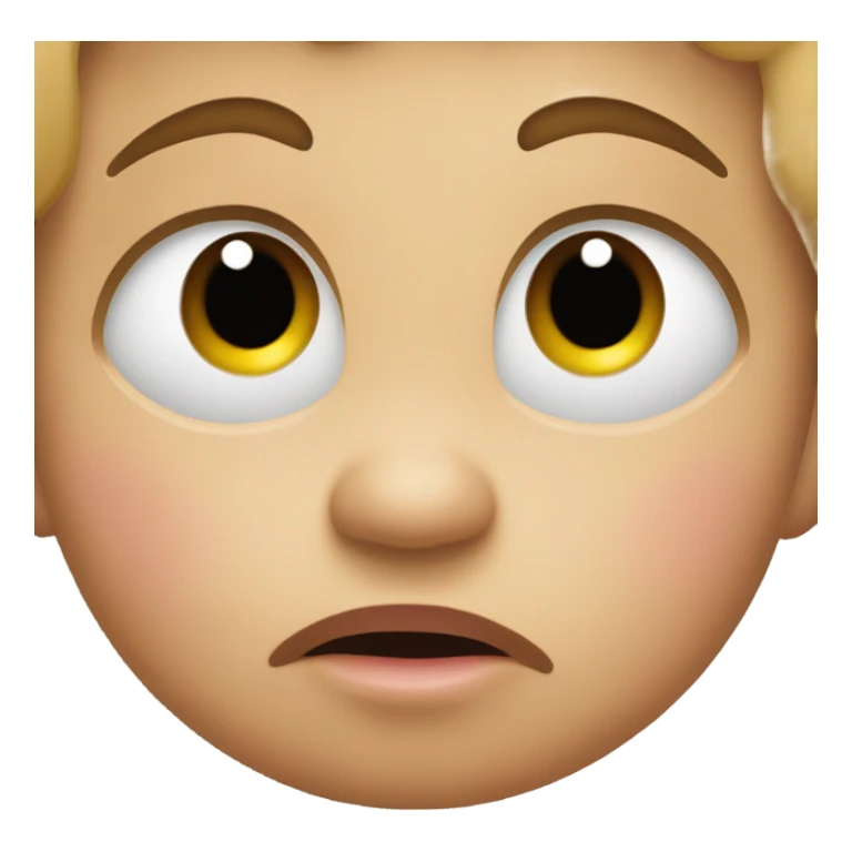 emoji baby frowning sticker