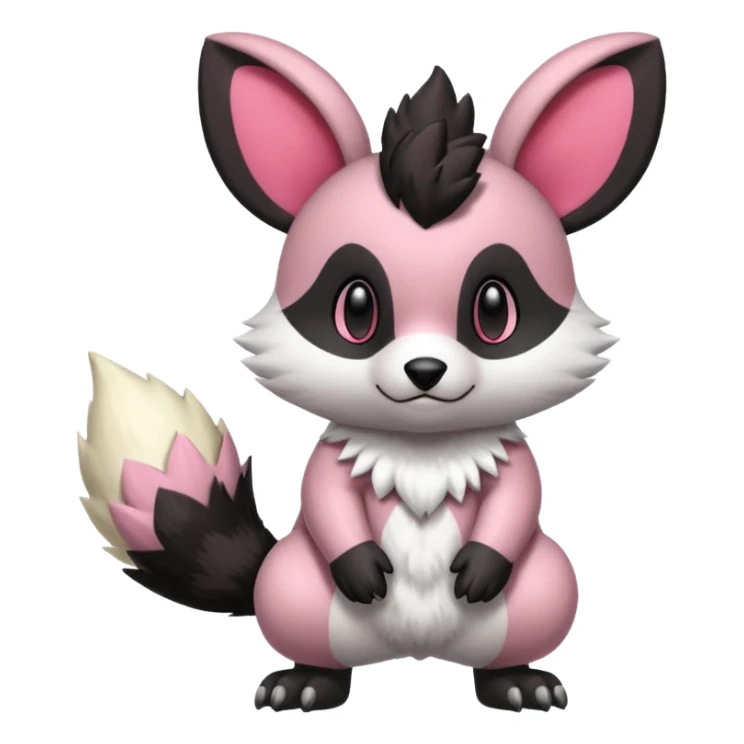 Teddiursa-Minccino-Obstagoon-fusion  sticker