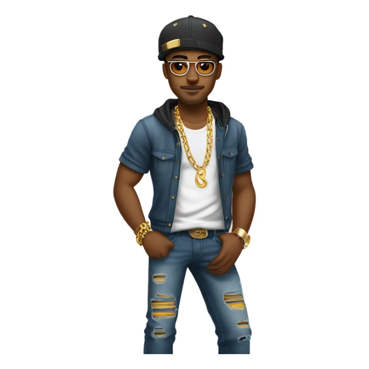 Gangsta gay man sticker