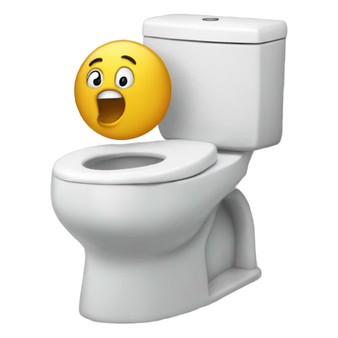 Skibidi toilet singing sticker