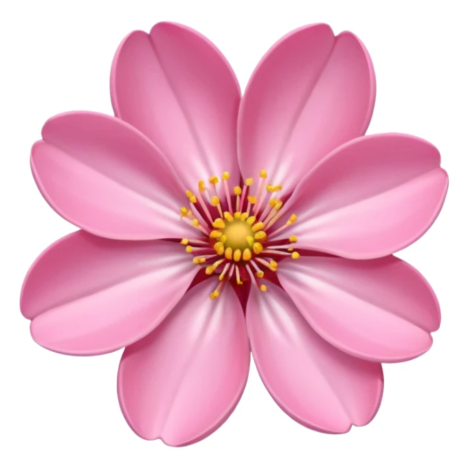 pink framed photo of a blossom sticker