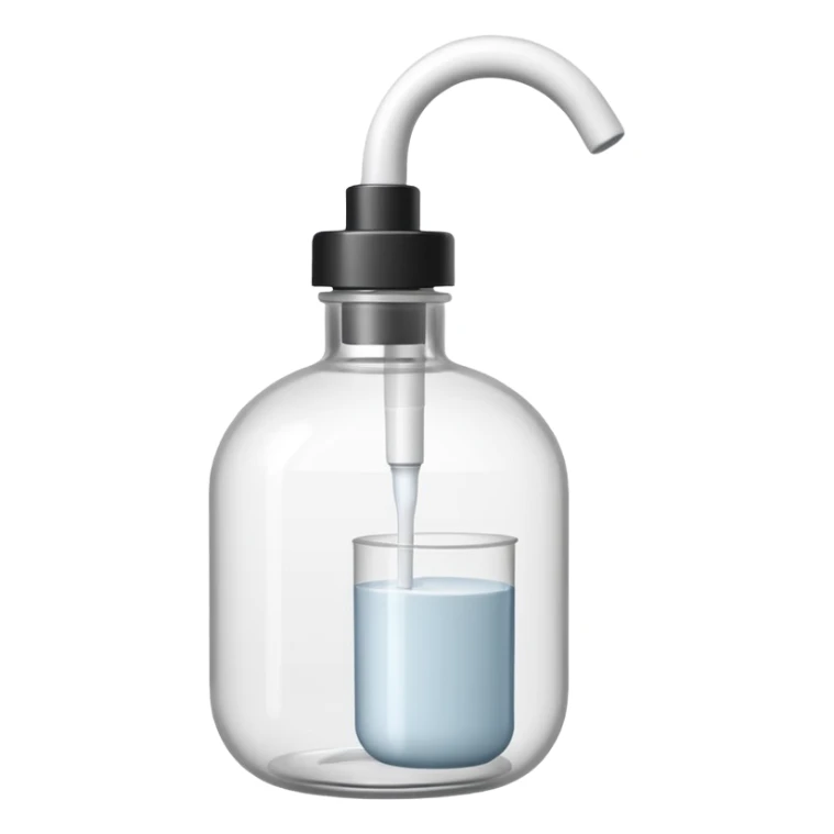 The set includes a pump bottle, a small round jar with a lid, and a squeeze tube sticker