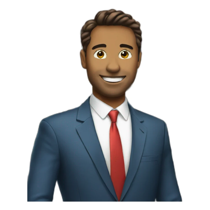 Real estate agent on social media sticker