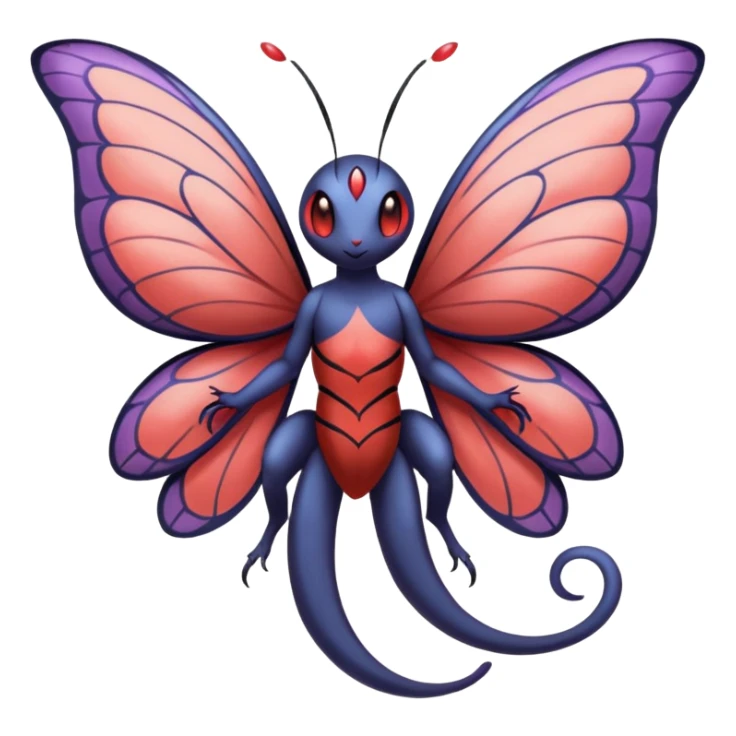 Butterfree-Yveltal-Lunala-Fakémon-hybrid-creature (full body)  sticker