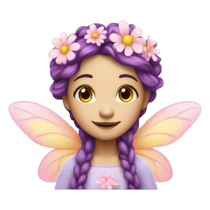 Fairy of flower sticker