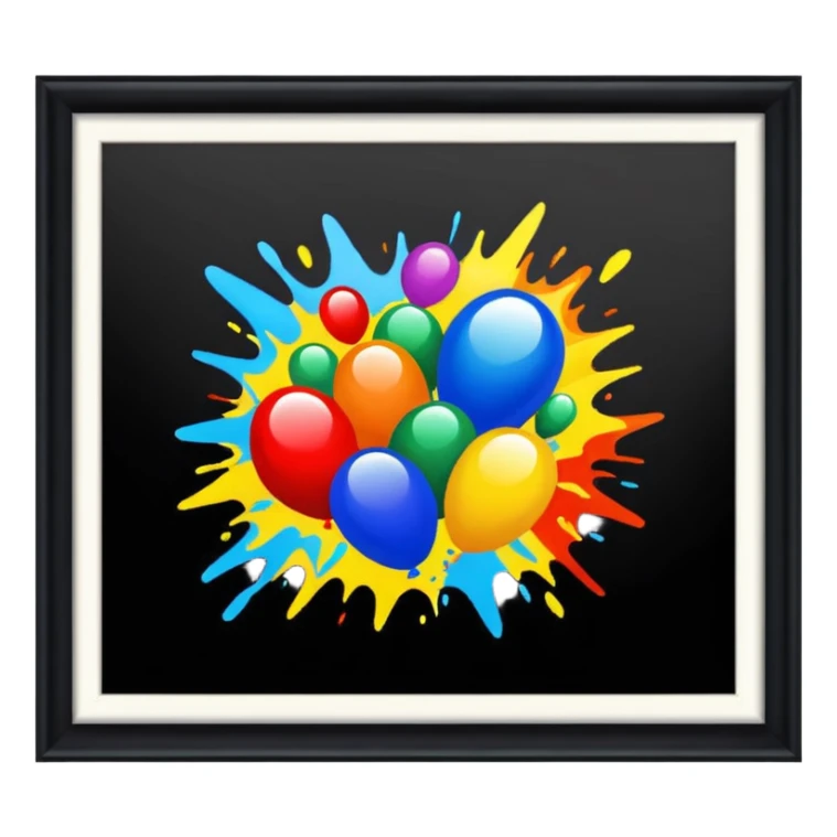 Paint that says "Get outta my game!!" sticker