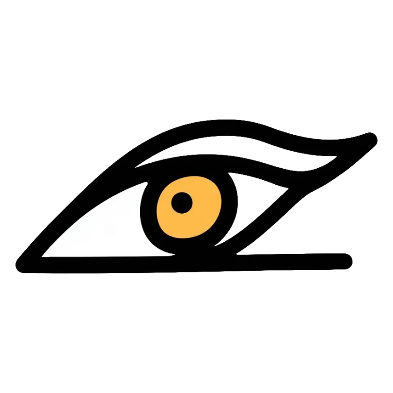 Ancient Egyptian Eye of Horus (Wadjet) symbol sticker