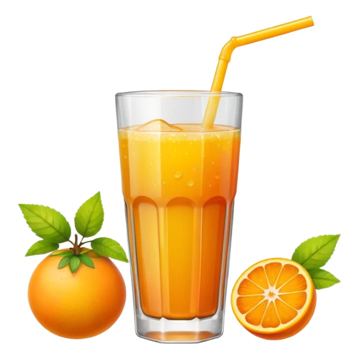 juice, colors yellow,orange,forest fruits sticker
