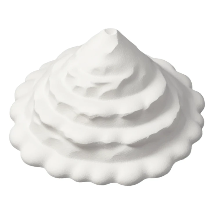 fine loose pile bright white chalky powder airy soft texture uneven natural edges matte surface mineral feel sticker